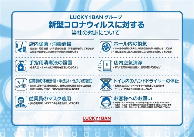 ラッキー１番　安全と安心への取り組み